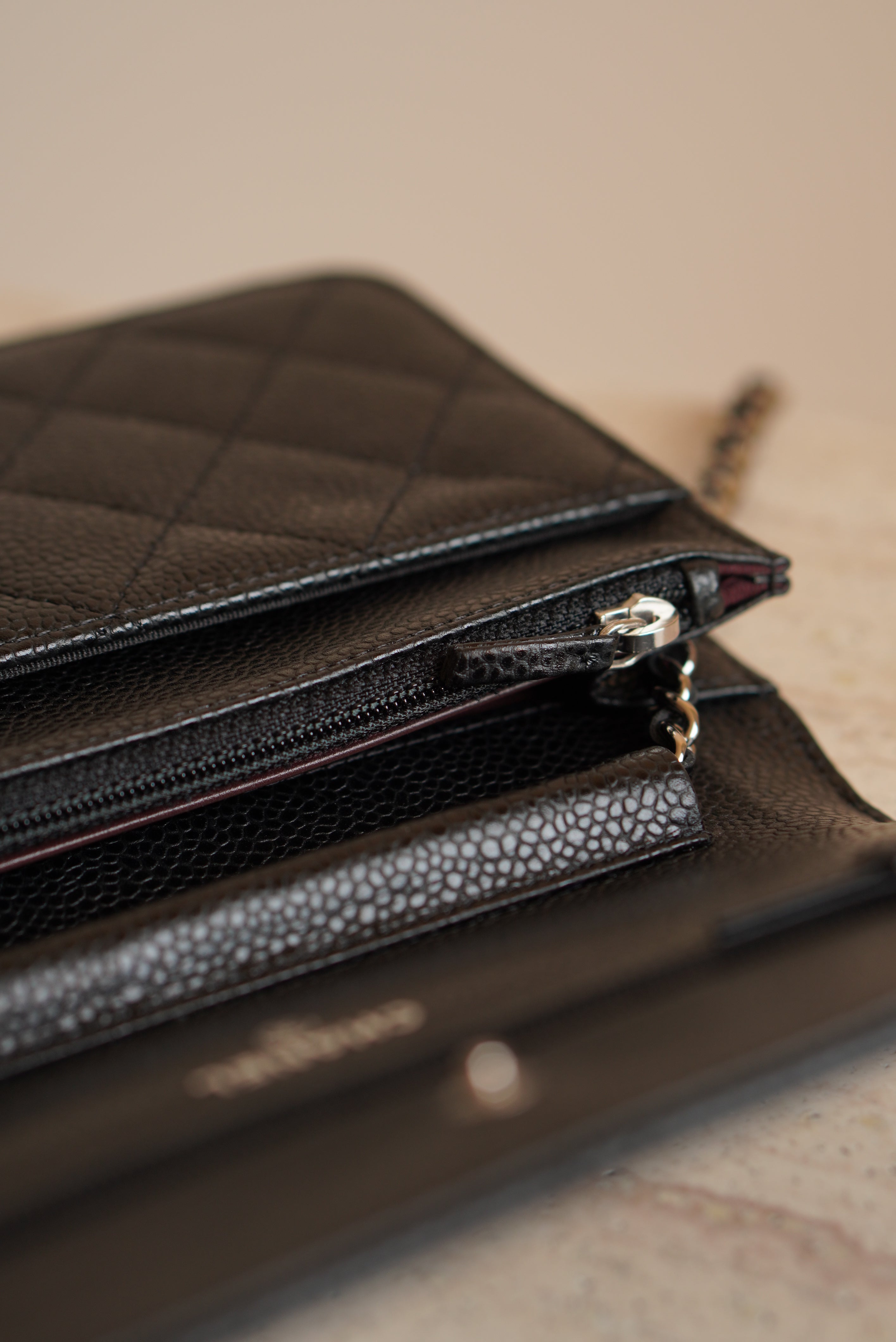 CHANEL WALLET ON CHAIN | BLACK