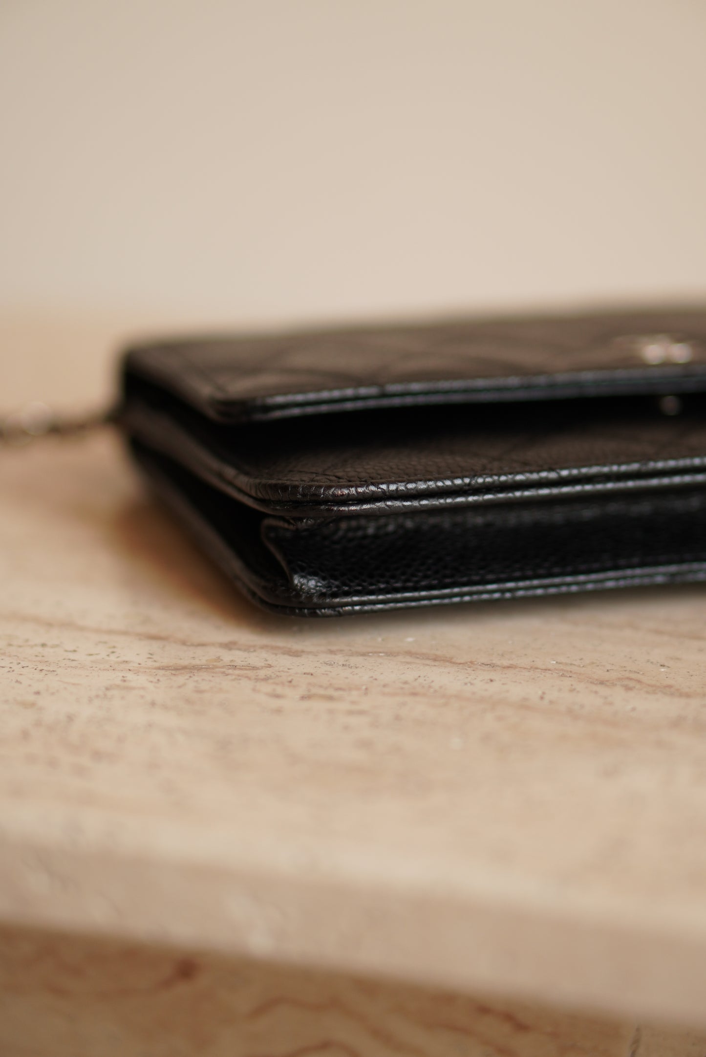 CHANEL WALLET ON CHAIN | BLACK
