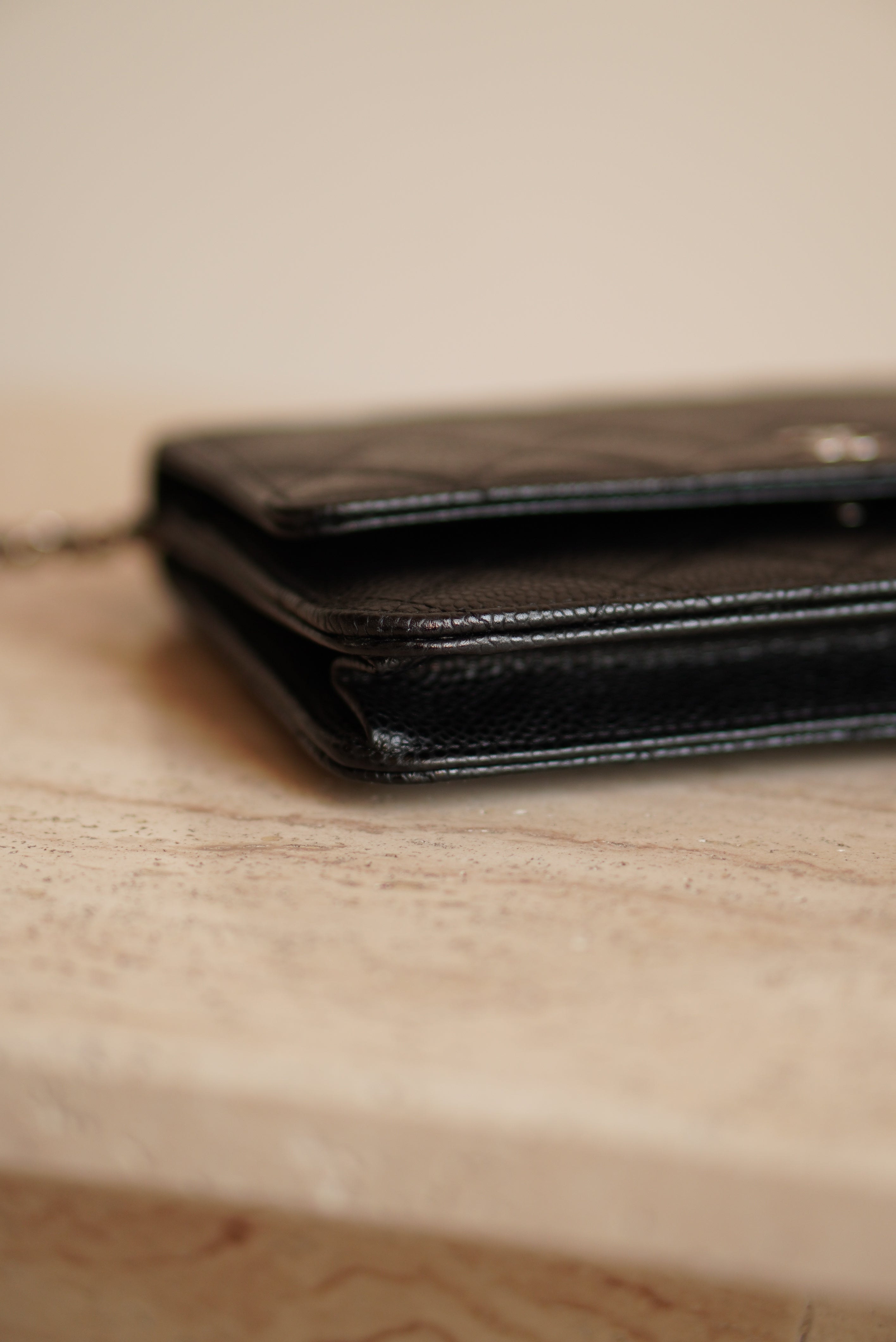 CHANEL WALLET ON CHAIN | BLACK