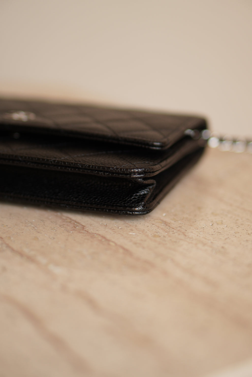 CHANEL WALLET ON CHAIN | BLACK
