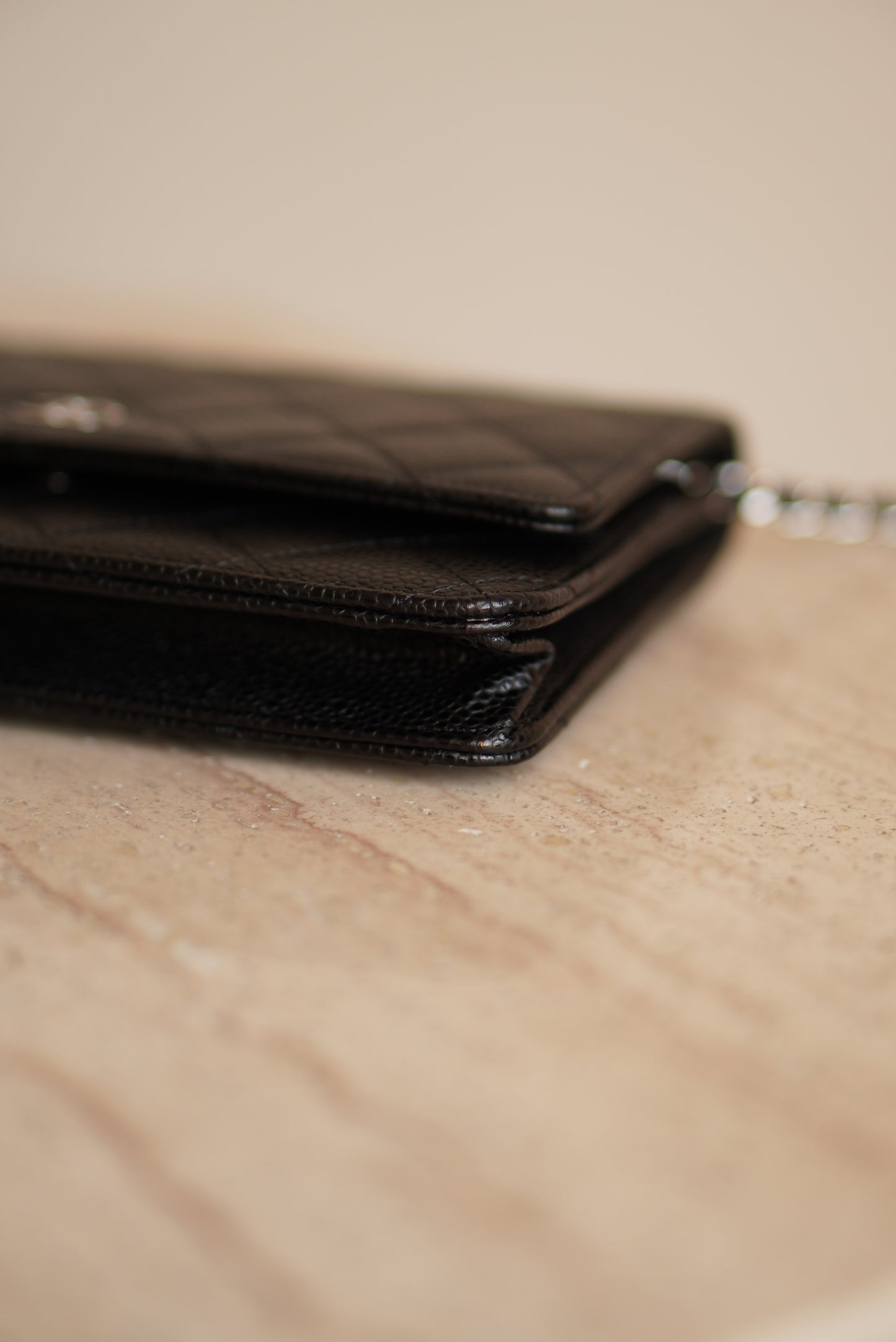 CHANEL WALLET ON CHAIN | BLACK