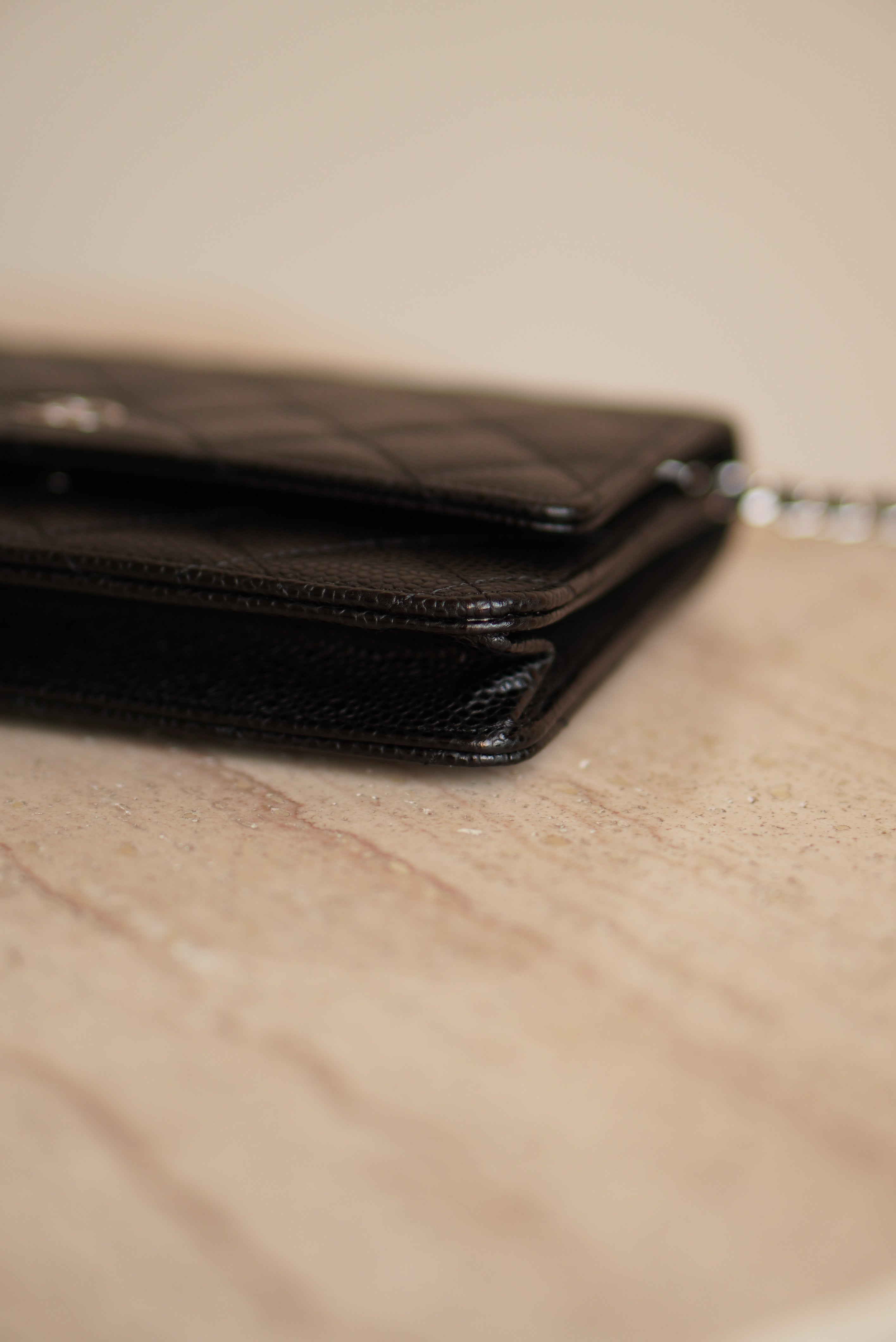 CHANEL WALLET ON CHAIN | BLACK