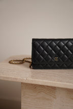 CHANEL WALLET ON CHAIN | BLACK