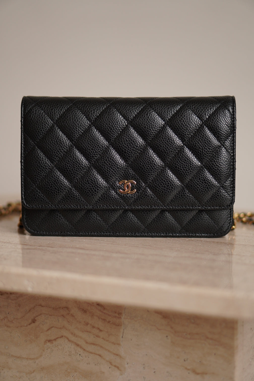 CHANEL WALLET ON CHAIN | BLACK