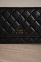 CHANEL WALLET ON CHAIN | BLACK