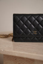 CHANEL WALLET ON CHAIN | BLACK