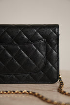 CHANEL WALLET ON CHAIN | BLACK