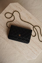 CHANEL WALLET ON CHAIN | BLACK