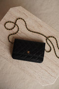 CHANEL WALLET ON CHAIN | BLACK