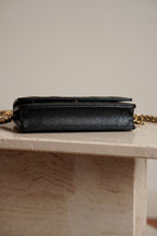 CHANEL WALLET ON CHAIN | BLACK