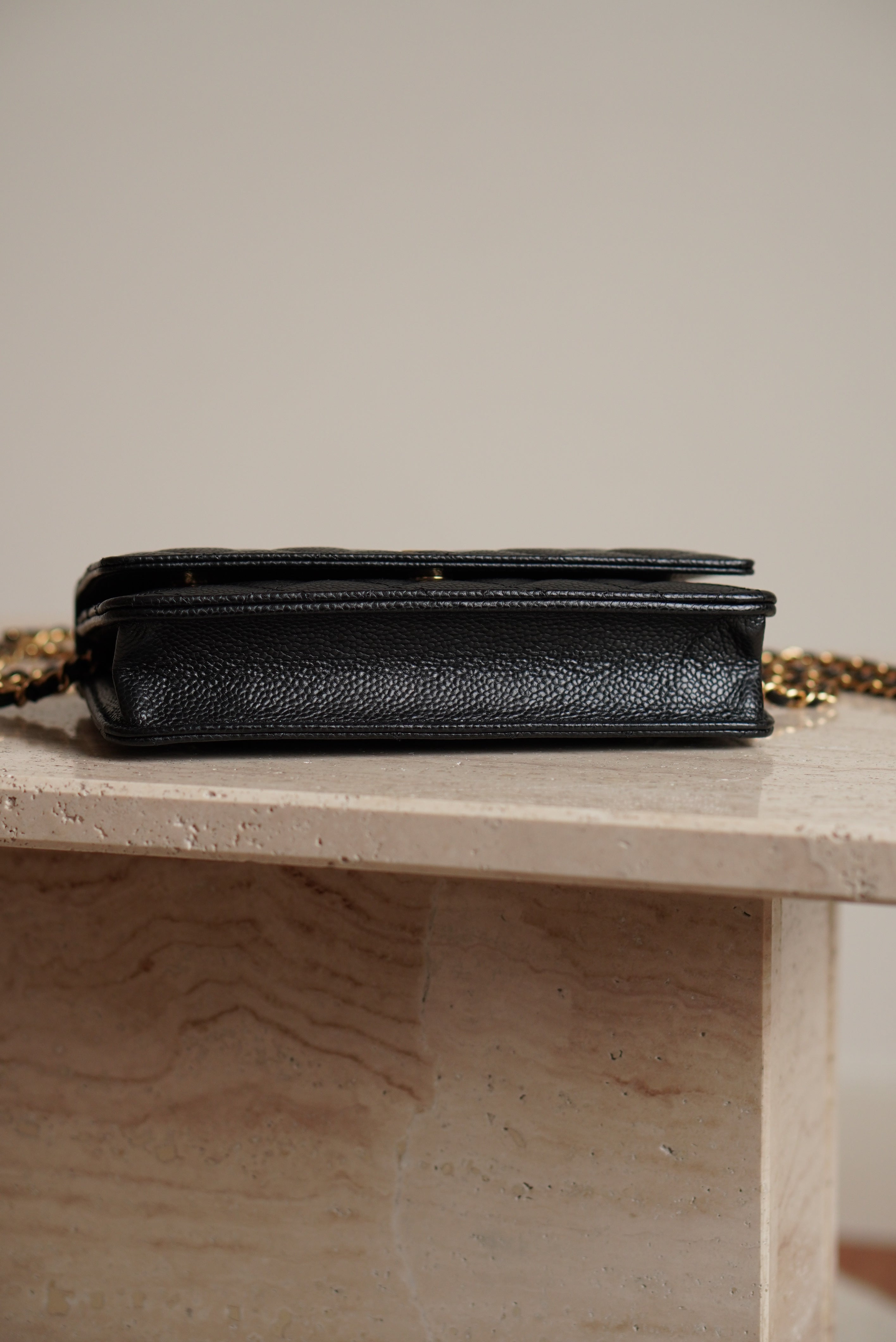 CHANEL WALLET ON CHAIN | BLACK