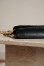 CHANEL WALLET ON CHAIN | BLACK