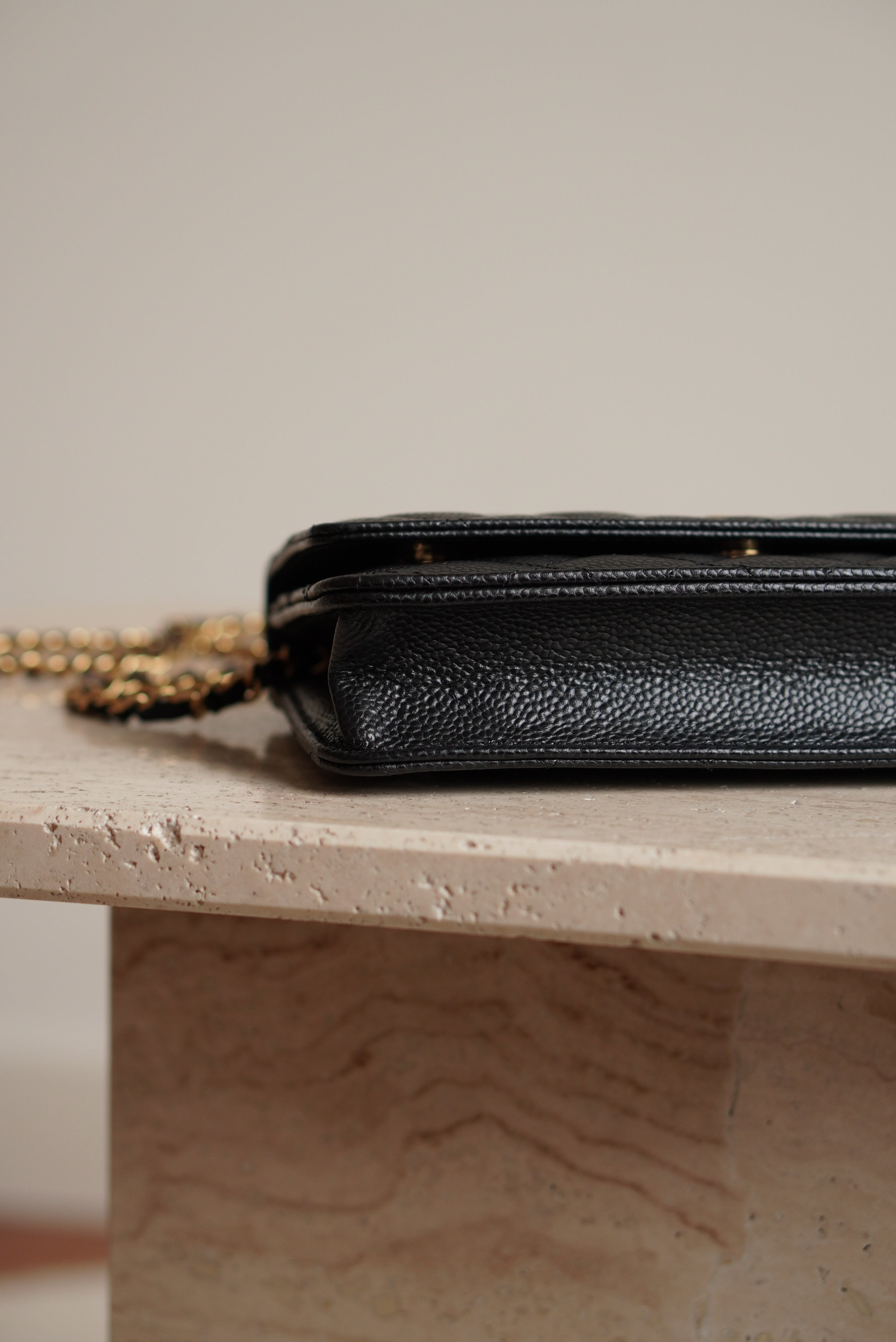 CHANEL WALLET ON CHAIN | BLACK
