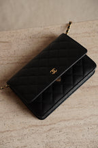 CHANEL WALLET ON CHAIN | BLACK