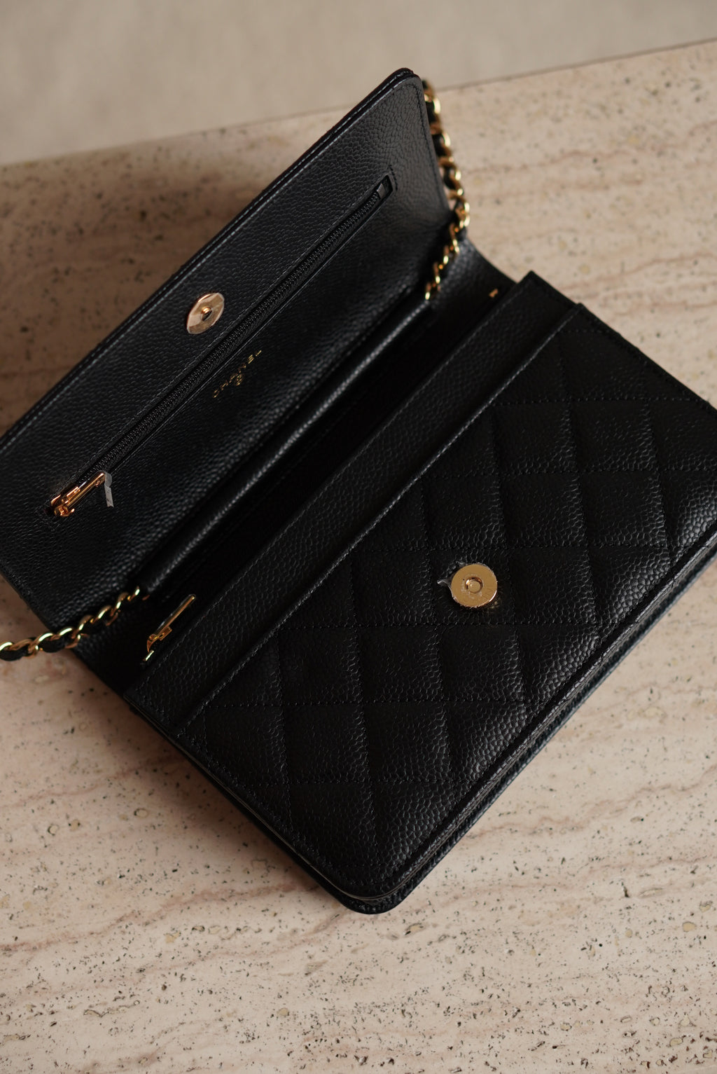 CHANEL WALLET ON CHAIN | BLACK
