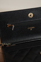 CHANEL WALLET ON CHAIN | BLACK