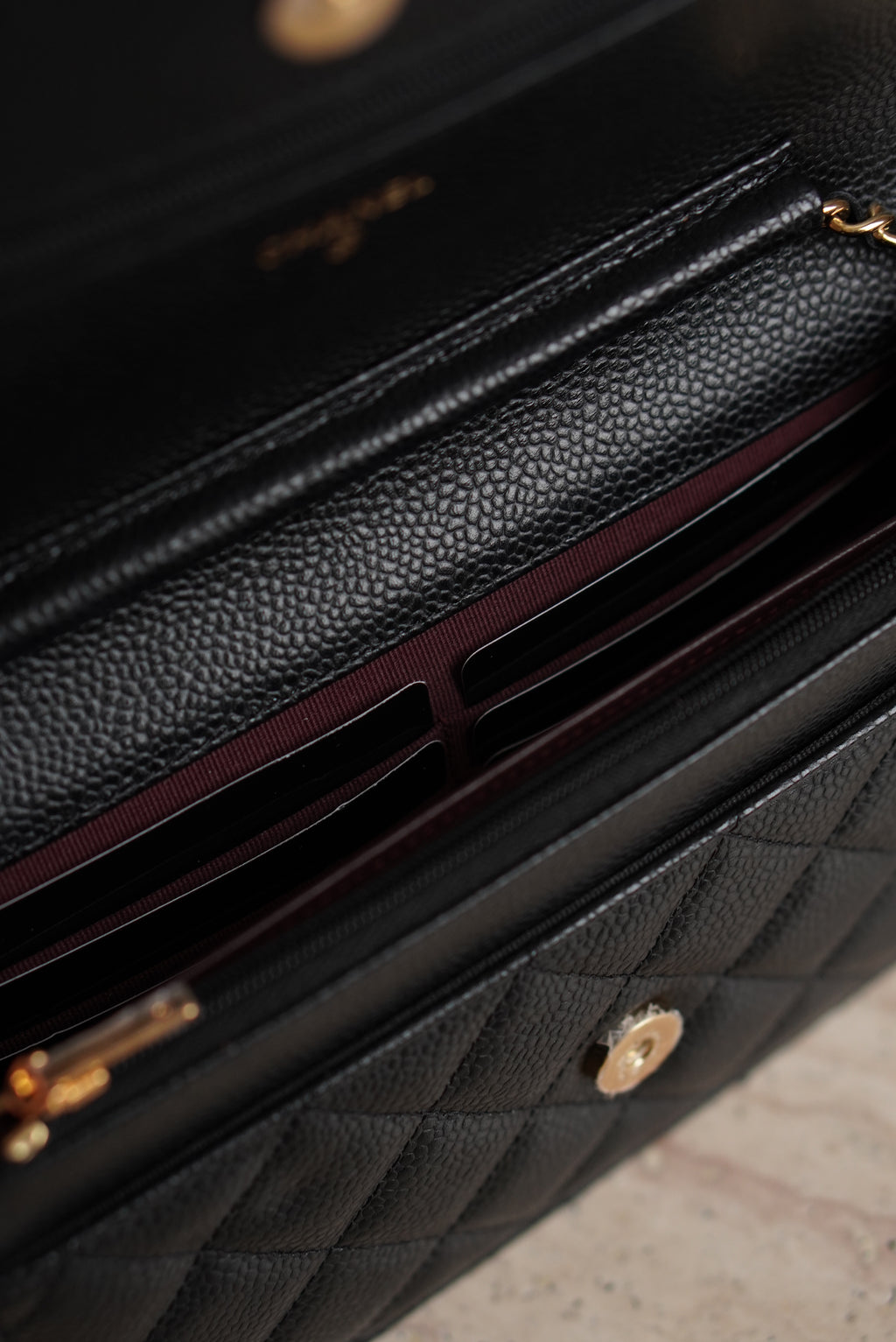 CHANEL WALLET ON CHAIN | BLACK