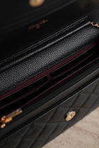CHANEL WALLET ON CHAIN | BLACK