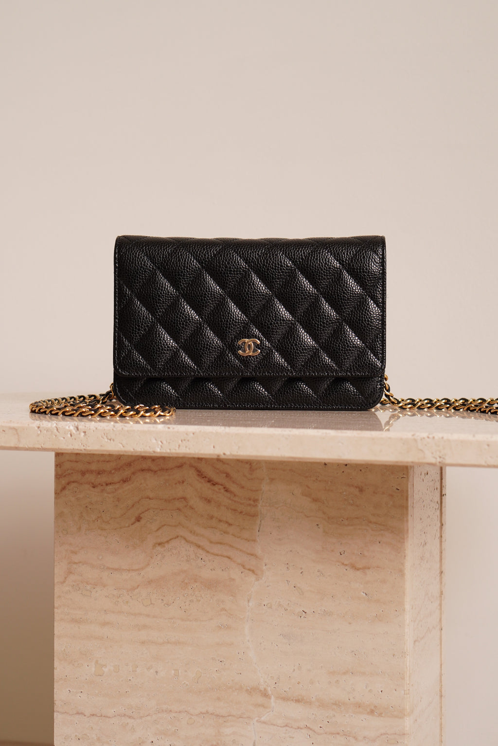 CHANEL WALLET ON CHAIN | BLACK