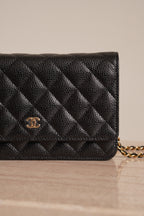 CHANEL WALLET ON CHAIN | BLACK