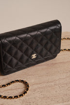 CHANEL WALLET ON CHAIN | BLACK