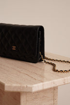 CHANEL WALLET ON CHAIN | BLACK