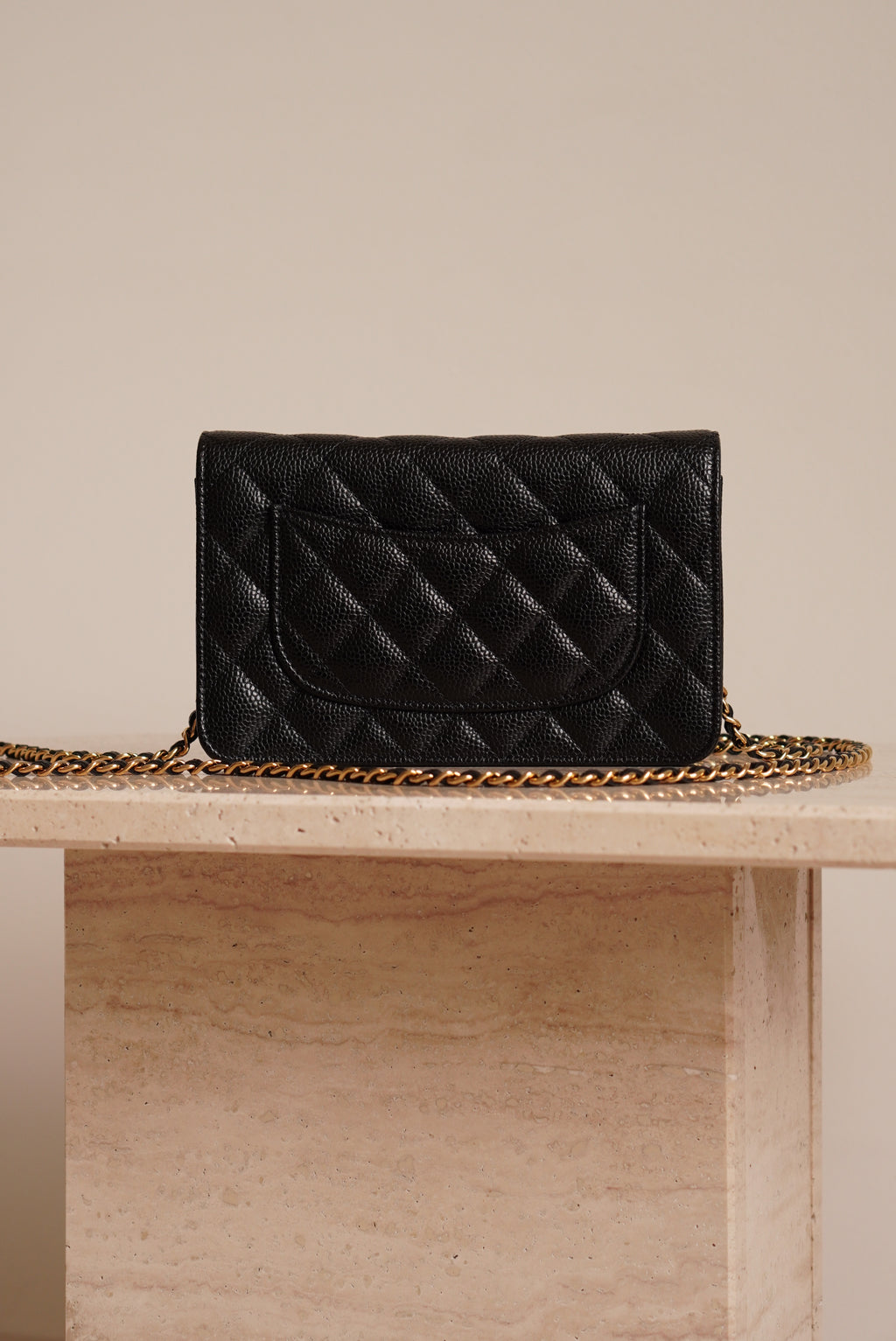 CHANEL WALLET ON CHAIN | BLACK