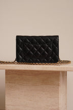 CHANEL WALLET ON CHAIN | BLACK