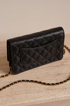 CHANEL WALLET ON CHAIN | BLACK
