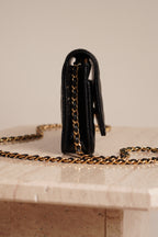 CHANEL WALLET ON CHAIN | BLACK