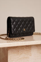 CHANEL WALLET ON CHAIN | BLACK