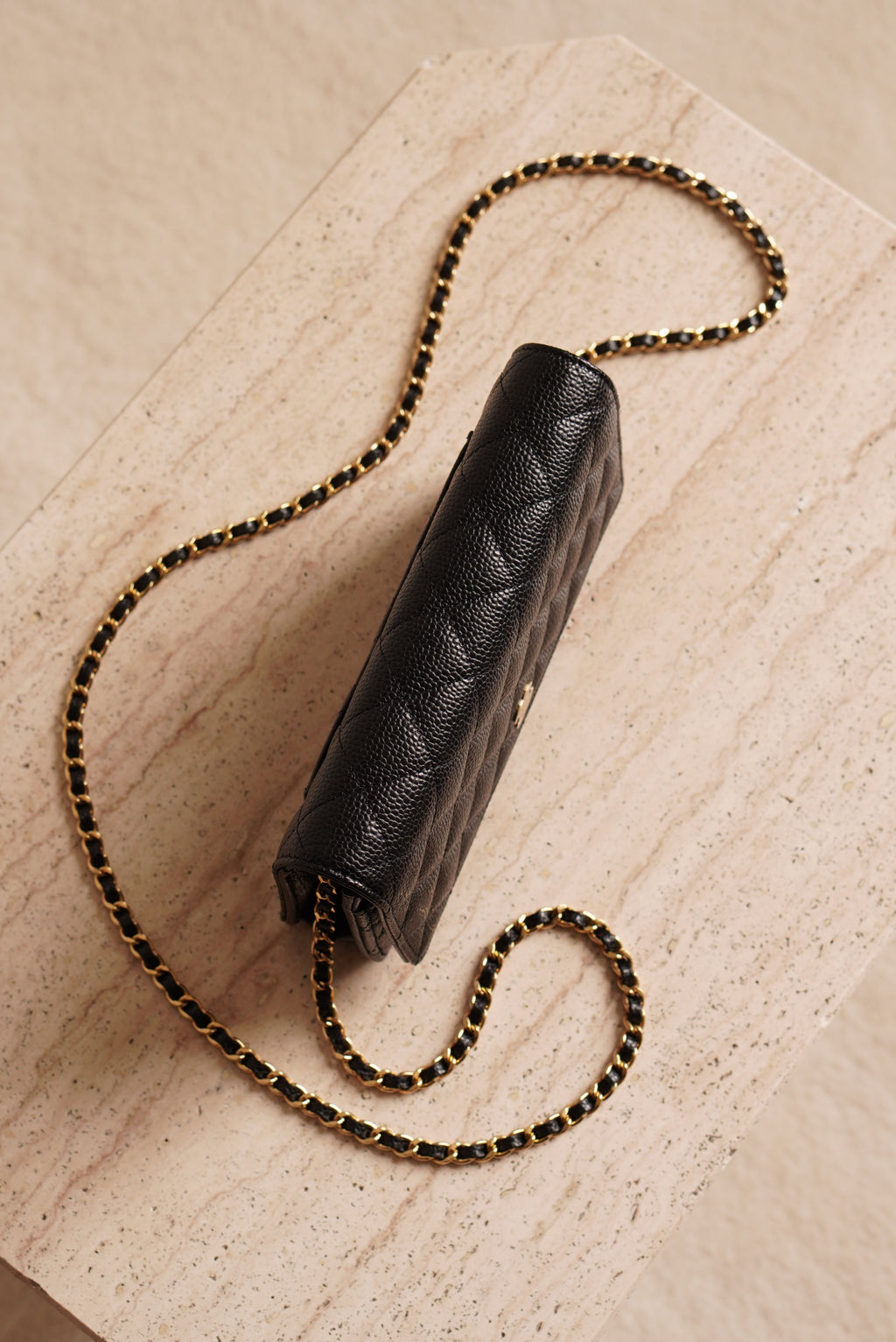 CHANEL WALLET ON CHAIN | BLACK