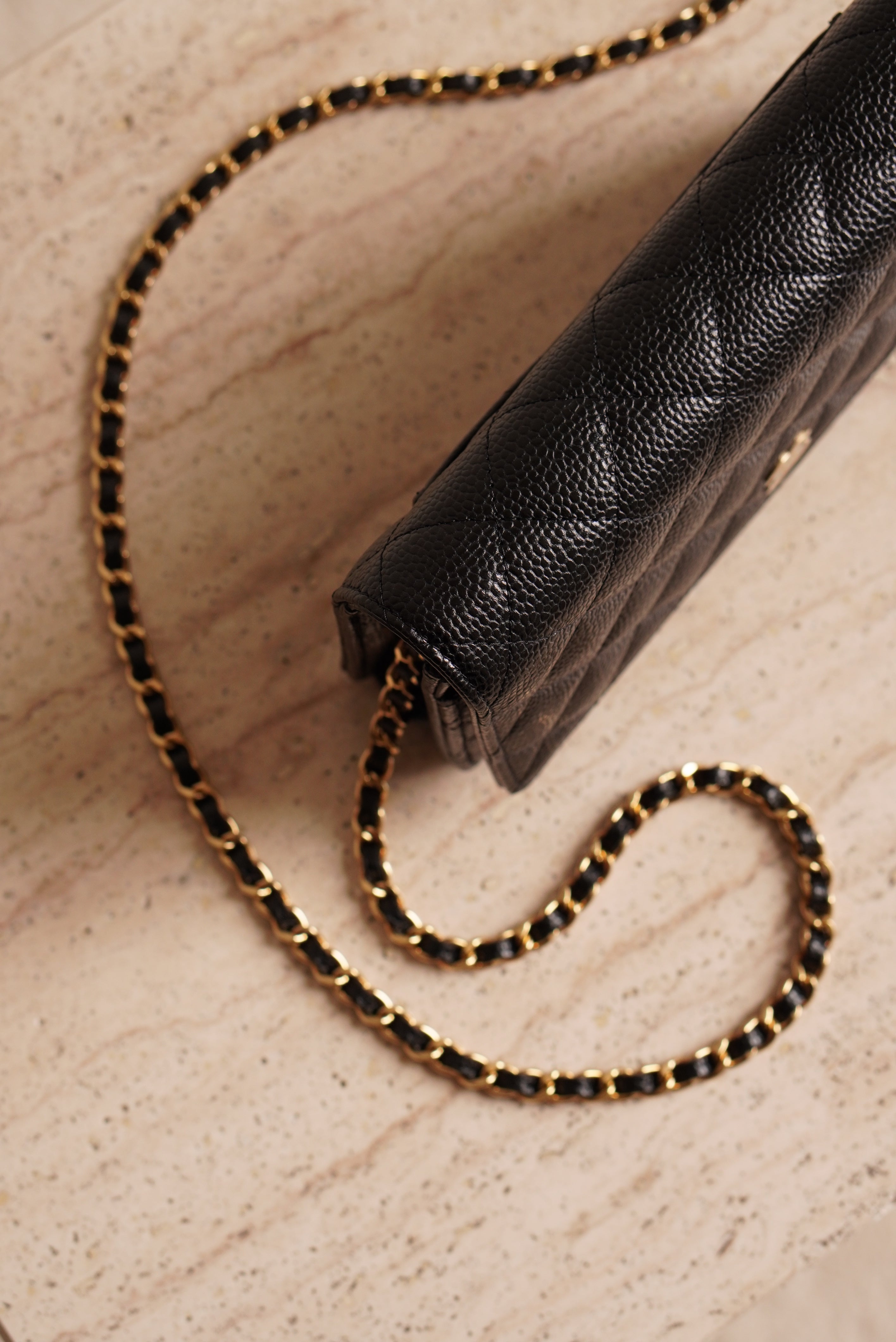 CHANEL WALLET ON CHAIN | BLACK