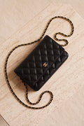 CHANEL WALLET ON CHAIN | BLACK