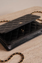 CHANEL WALLET ON CHAIN | BLACK