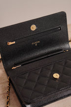 CHANEL WALLET ON CHAIN | BLACK