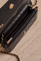 CHANEL WALLET ON CHAIN | BLACK