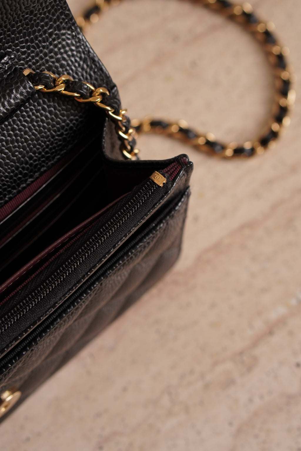 CHANEL WALLET ON CHAIN | BLACK