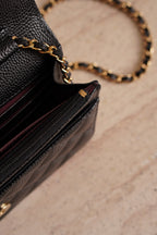 CHANEL WALLET ON CHAIN | BLACK