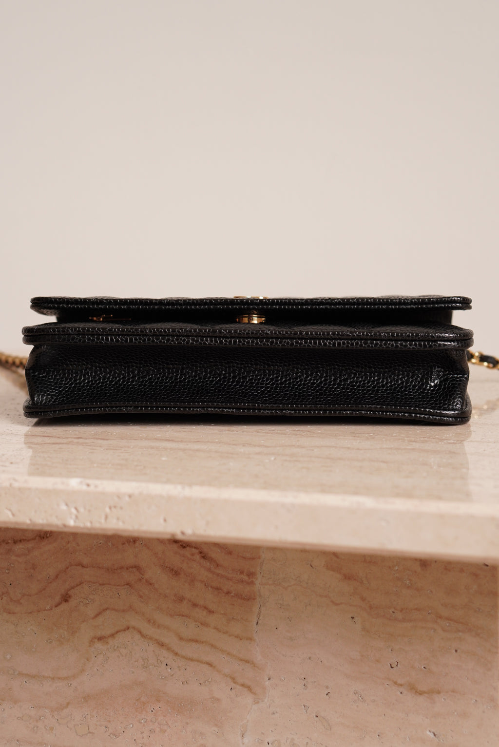 CHANEL WALLET ON CHAIN | BLACK
