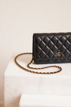 CHANEL WALLET ON CHAIN | BLACK