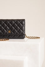 CHANEL WALLET ON CHAIN | BLACK