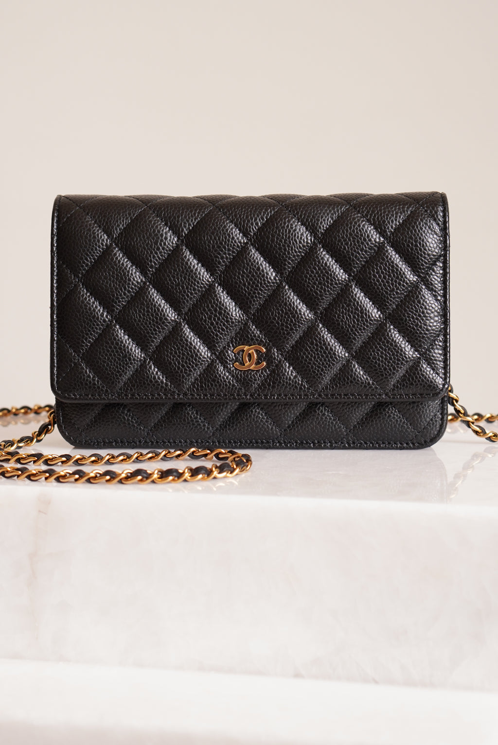 CHANEL WALLET ON CHAIN | BLACK