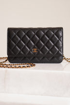 CHANEL WALLET ON CHAIN | BLACK