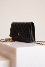 CHANEL WALLET ON CHAIN | BLACK