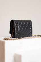 CHANEL WALLET ON CHAIN | BLACK
