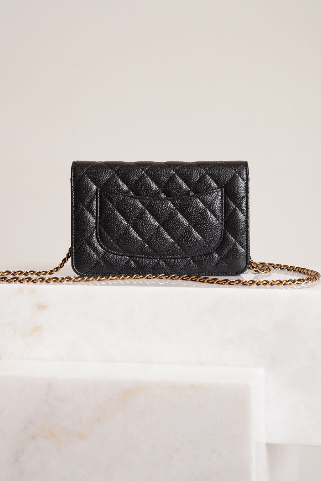 CHANEL WALLET ON CHAIN | BLACK