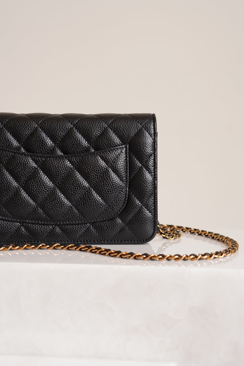 CHANEL WALLET ON CHAIN | BLACK