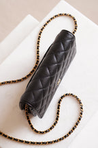 CHANEL WALLET ON CHAIN | BLACK
