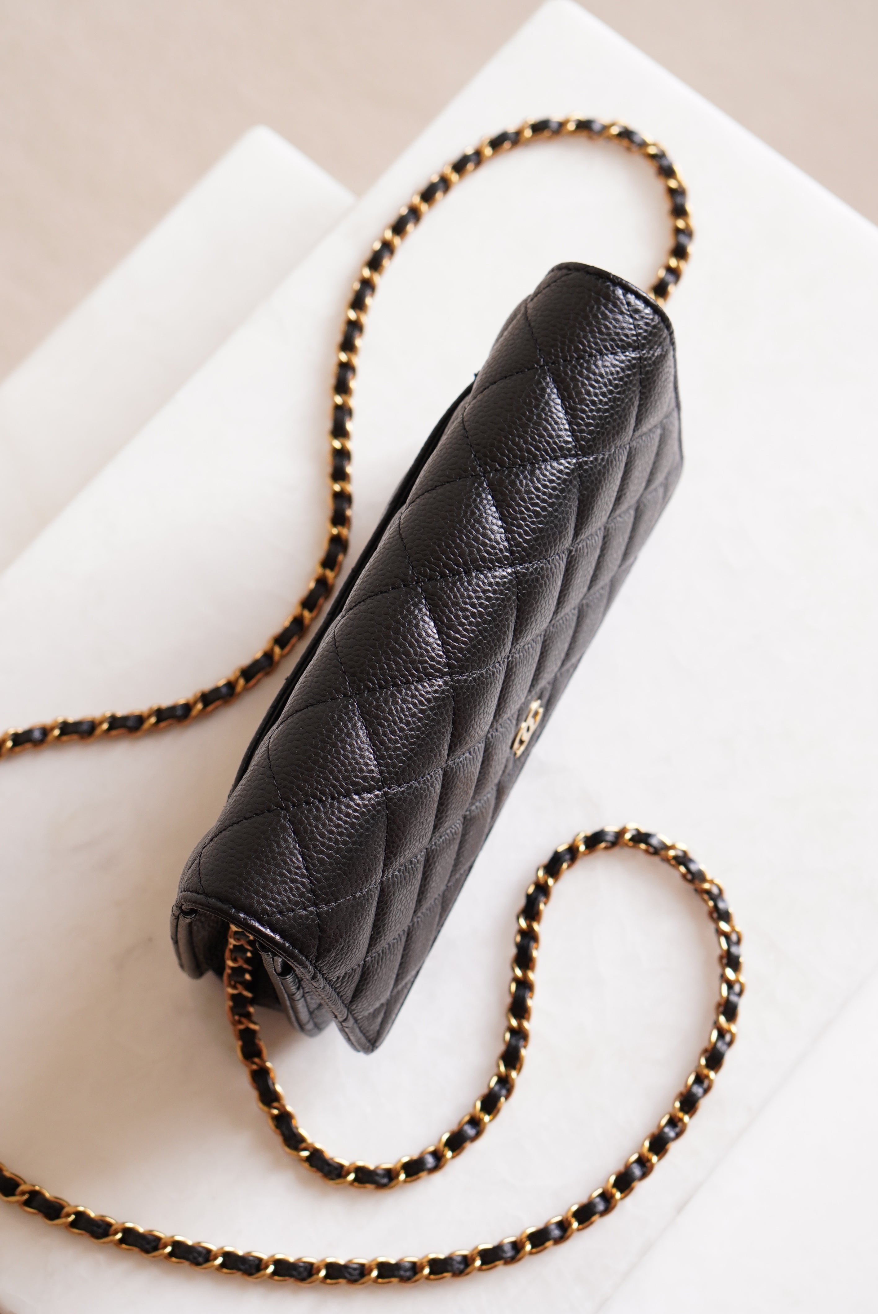 CHANEL WALLET ON CHAIN | BLACK